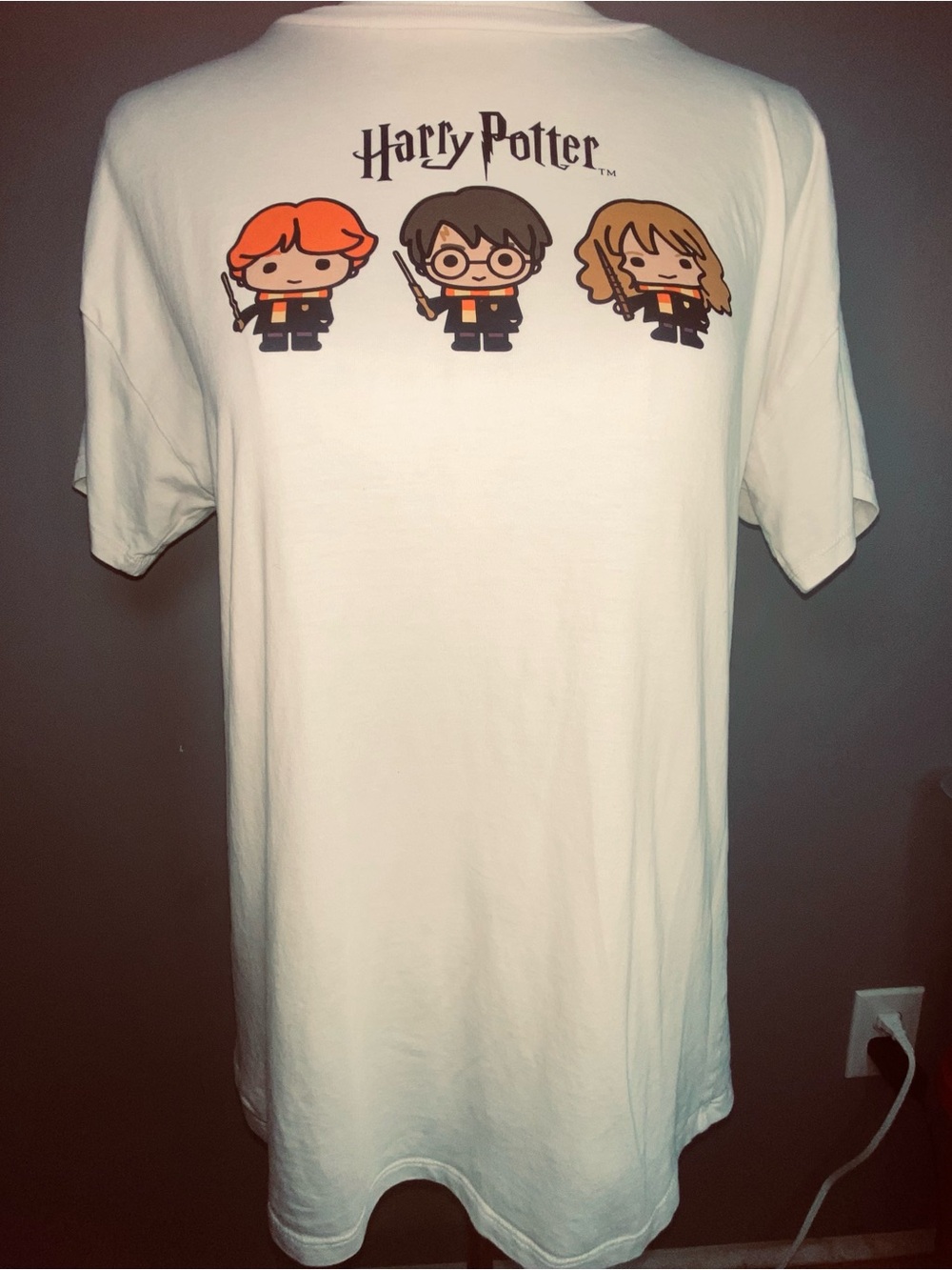 H&M Kids White Harry Potter Trio Graphic Tee Size 20